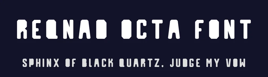 Reqnad Octa Font by Tondi Type Studio — Display Font — thumbnail 2