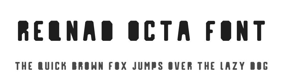 Reqnad Octa Font by Tondi Type Studio — Display Font