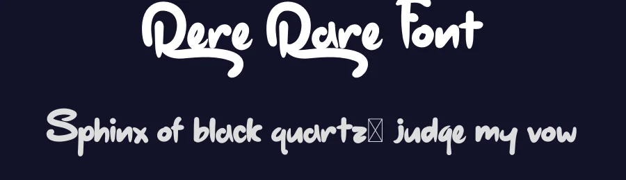 Rere Rare Font by levincreative — Script Handwritten Font — thumbnail 2