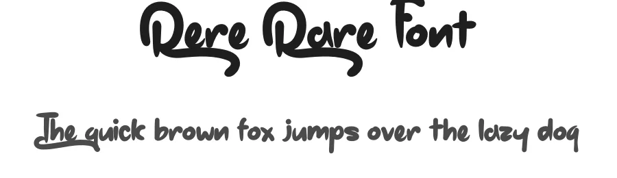 Rere Rare Font by levincreative — Script Handwritten Font
