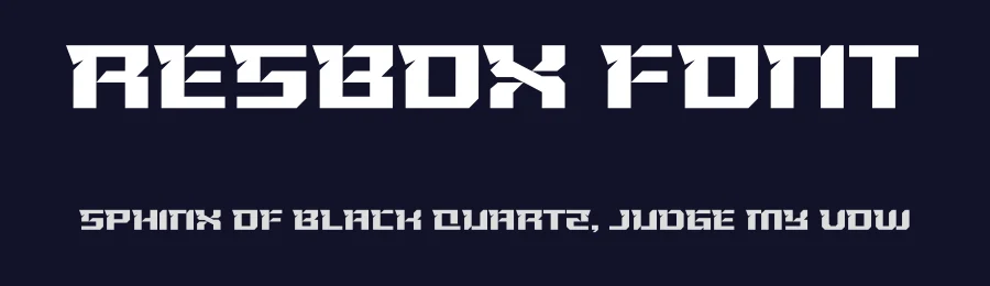 Resbox Font by vrozstudio — Decorative Font — thumbnail 2