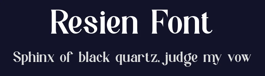 Resien Font by ErmediaStudio — Serif Font — thumbnail 2