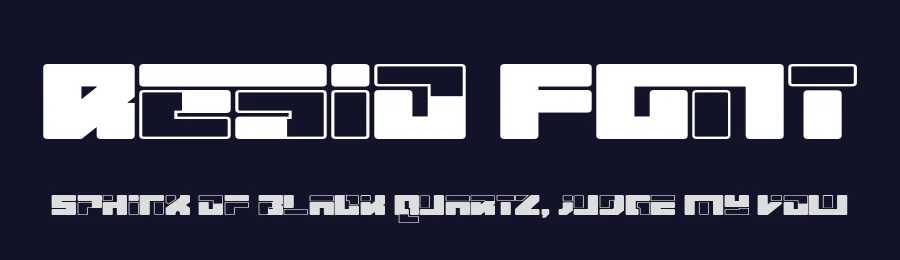 Resio Font by Linecreative — Display Font — thumbnail 2