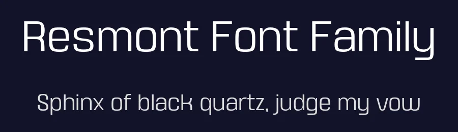 Resmont Font Family by Waftype — Sans Serif Font — thumbnail 2