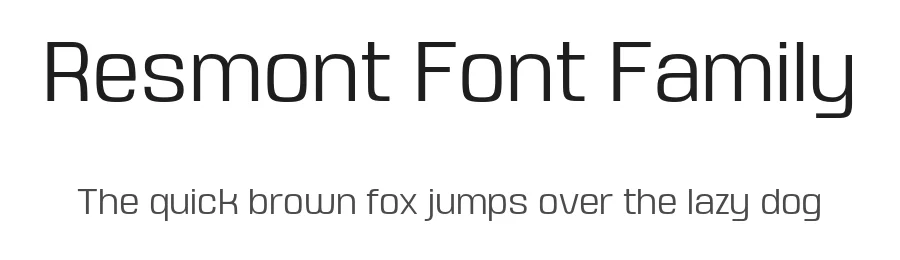 Resmont Font Family by Waftype — Sans Serif Font
