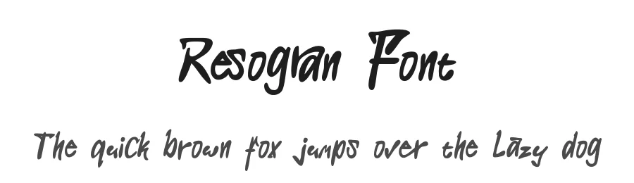 Resogran Font by jetsmax — Script Handwritten Font