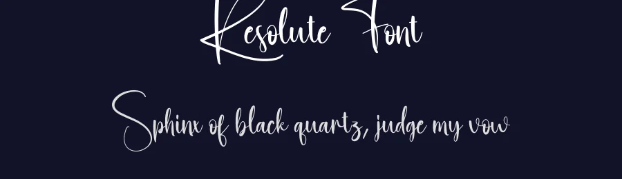 Resolute Font by creativeletter — Script Handwritten Font — thumbnail 2