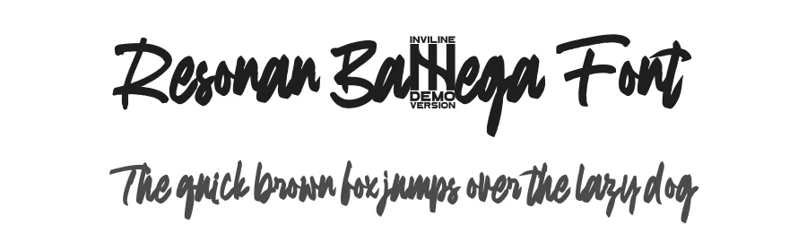Resonan Bastega Font by Inviline.co — Script Handwritten Font