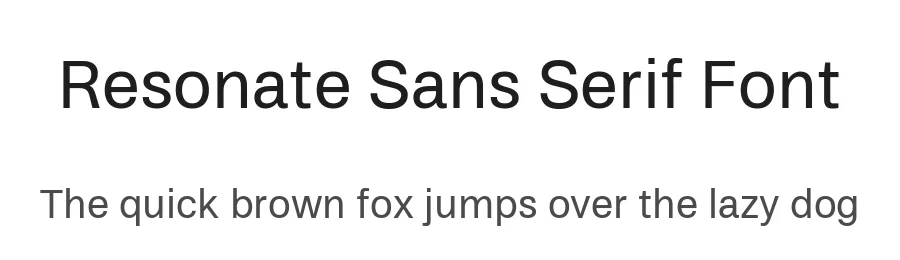 Resonate Sans Serif Font by 38.lineart β Sans Serif Font