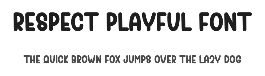 Respect Playful Font by freshtypeink — Display Font