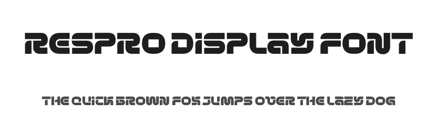 Respro Display Font by limitype — Display Font