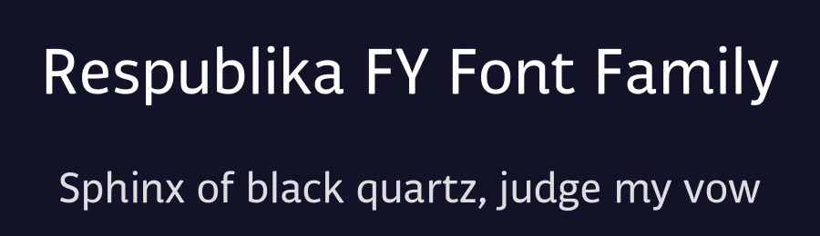 Respublika FY Font Family by Black Foundry — Sans Serif Font — thumbnail 2