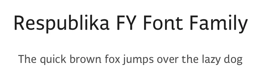 Respublika FY Font Family by Black Foundry — Sans Serif Font