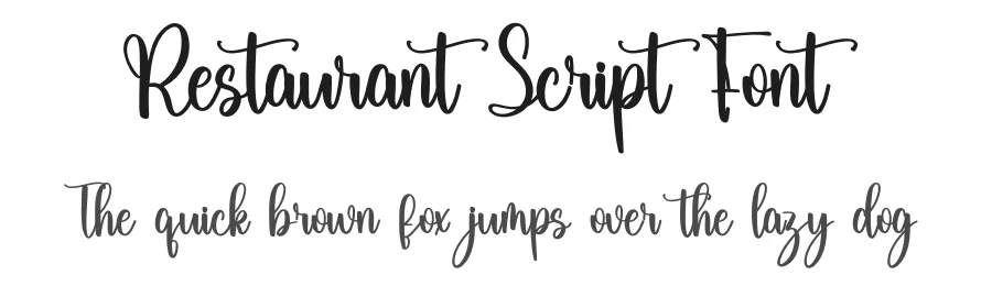 Restaurant Script Font by inermediaSTUDIO — Script Handwritten Font