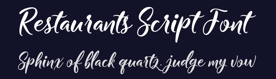 Restaurants Script Font by Typeface — Script Handwritten Font — thumbnail 2