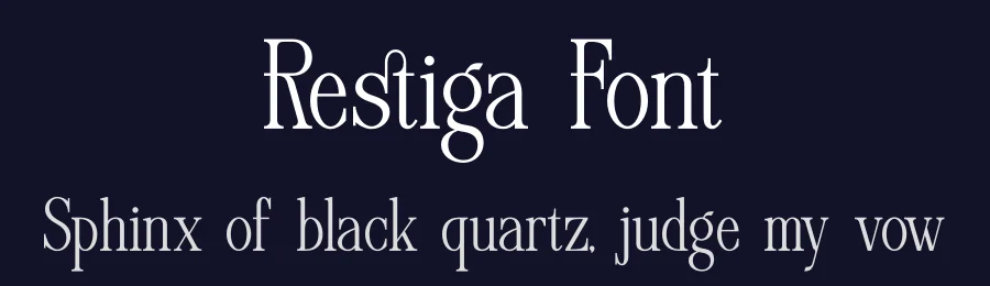Restiga Font by Denustudios — Serif Font — thumbnail 2