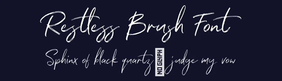 Restless Brush Font by Hustle Supply Co — Script Handwritten Font — thumbnail 2