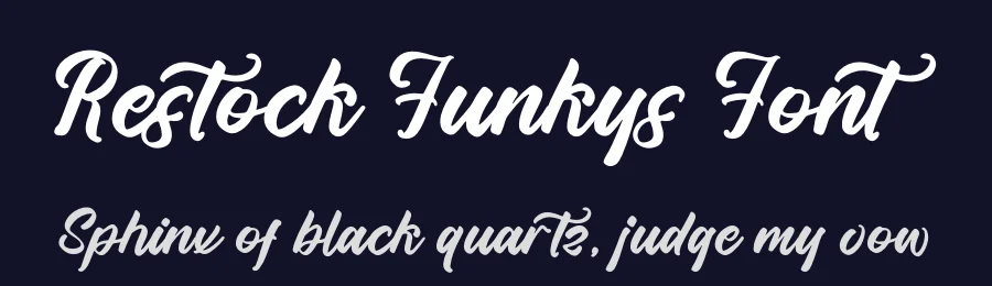 Restock Funkys Font by letterenastudios — Script Handwritten Font — thumbnail 2