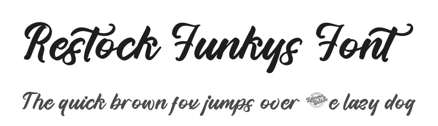 Restock Funkys Font by letterenastudios — Script Handwritten Font