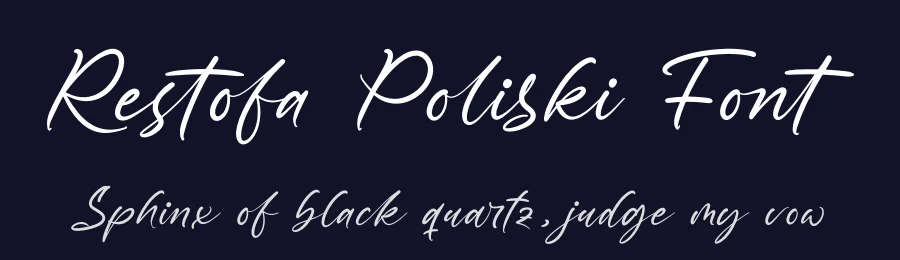 Restofa Poliski Font by stylishtype.co — Script Handwritten Font — thumbnail 2