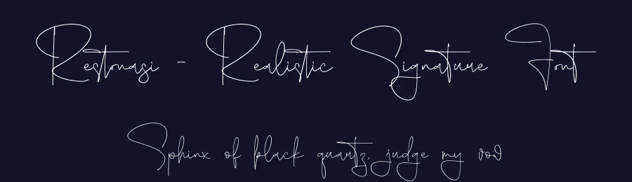 Restonasi – Realistic Signature Font by Storytype — Script Handwritten Font — thumbnail 2