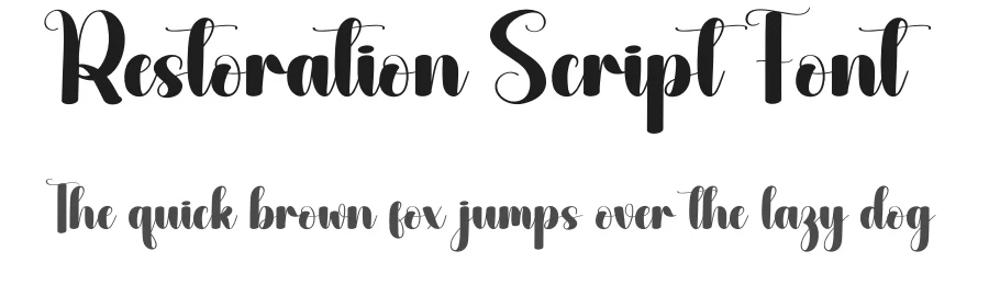 Restoration Script Font by andikastudio — Script Handwritten Font