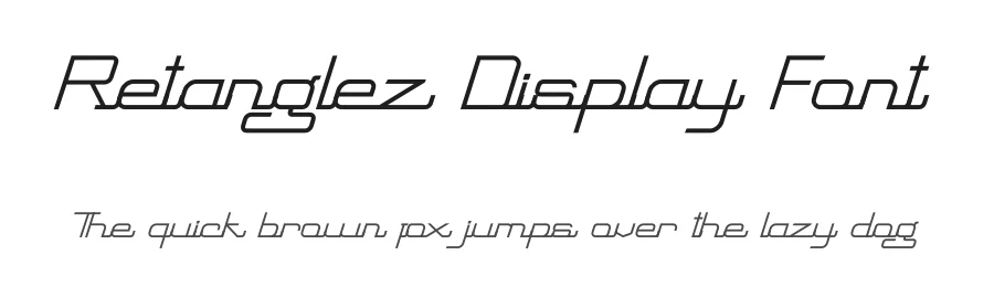 Retanglez Display Font by Haksen — Display Font