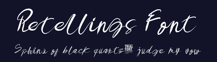Retellings Font by 177Studio — Script Handwritten Font — thumbnail 2