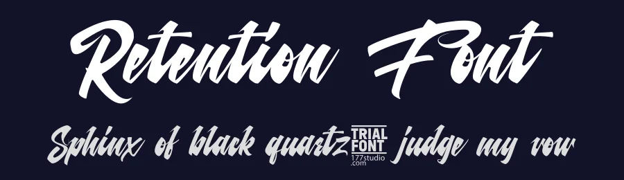 Retention Font by 177Studio — Script Handwritten Font — thumbnail 2