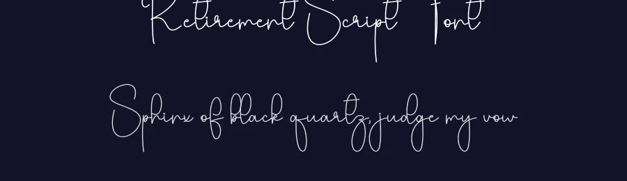Retirement Script Font by andikastudio — Script Handwritten Font — thumbnail 2