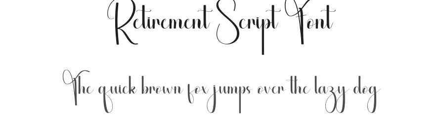 Retirement Script Font by andikastudio — Script Handwritten Font