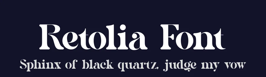 Retolia Font by SlideShoot — Decorative Font — thumbnail 2