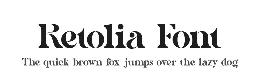 Retolia Font by SlideShoot — Decorative Font