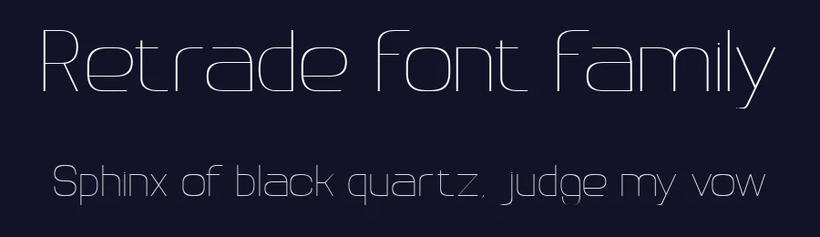 Retrade Font Family by Muksal Creative — Sans Serif Font — thumbnail 2