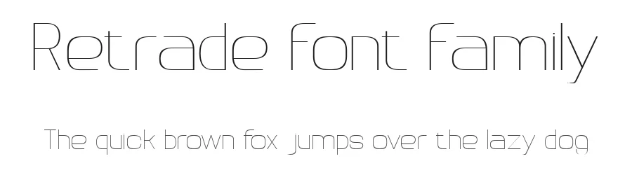 Retrade Font Family by Muksal Creative — Sans Serif Font