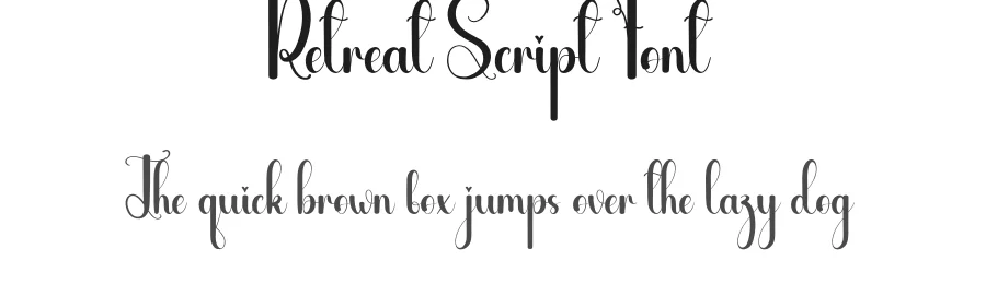 Retreat Script Font by andikastudio — Script Handwritten Font