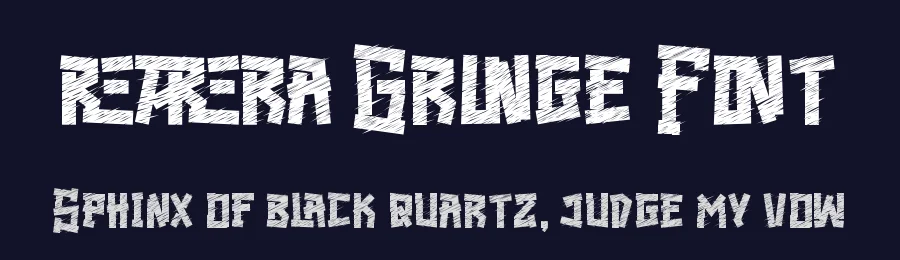 Retrera Grunge Font by Letterara Studio — Decorative Font — thumbnail 2