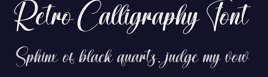 Retro Calligraphy Font by creativeletter — Script Handwritten Font — thumbnail 2