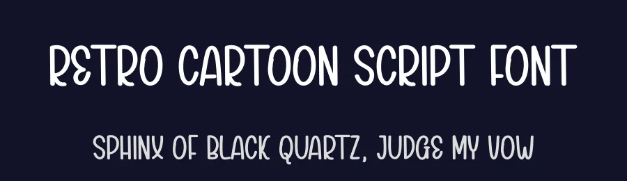 Retro Cartoon Script Font by andikastudio — Display Font — thumbnail 2