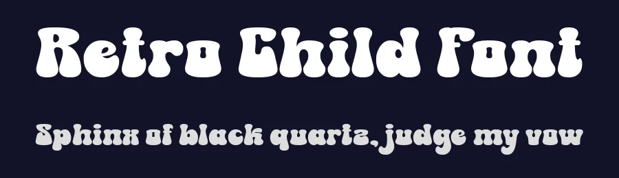 Retro Child Font by Blankids Studio — Display Font — thumbnail 2