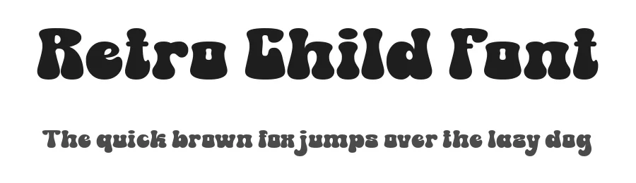 Retro Child Font by Blankids Studio — Display Font