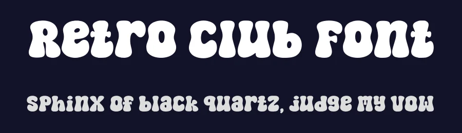 Retro Club Font by Siapgraph — Display Font — thumbnail 2