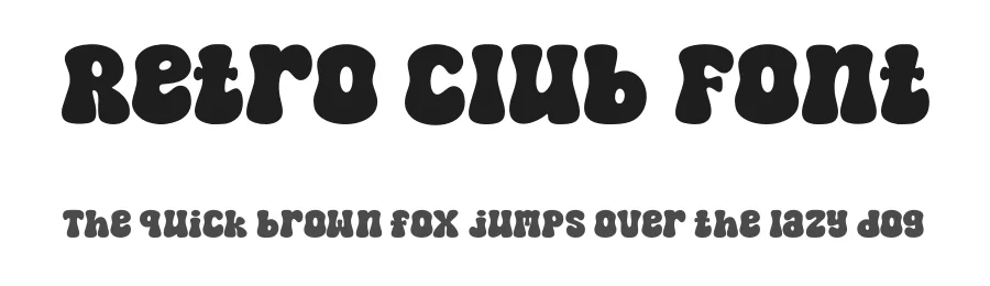 Retro Club Font by Siapgraph — Display Font