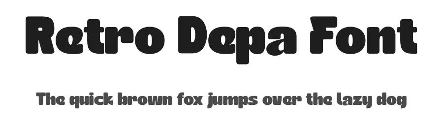 Retro Depa Font by Nirmana Visual — Display Font