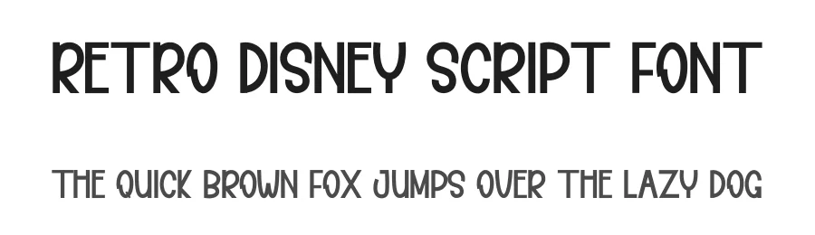 Retro Disney Script Font by inermediaSTUDIO — Display Font