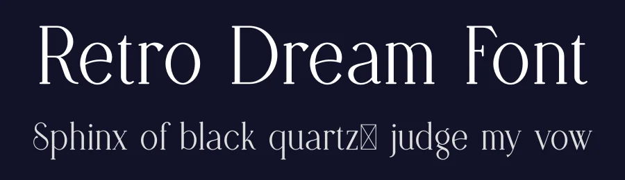 Retro Dream Font by vpcreativeshop — Display Font — thumbnail 2