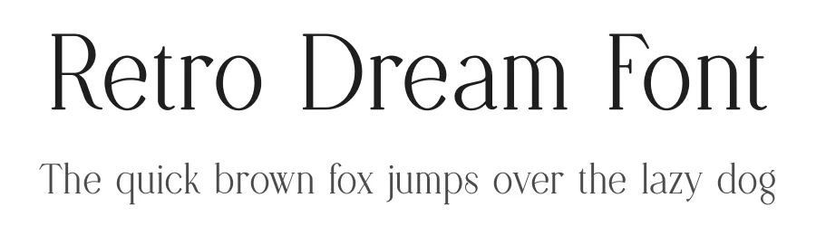 Retro Dream Font by vpcreativeshop — Display Font