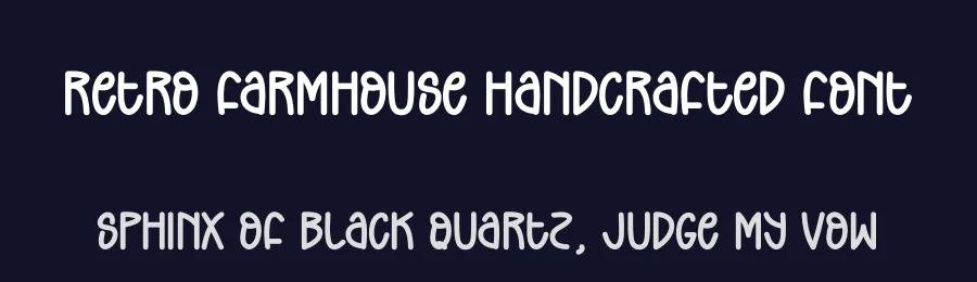 Retro Farmhouse Handcrafted Font by creativeletter — Display Font — thumbnail 2