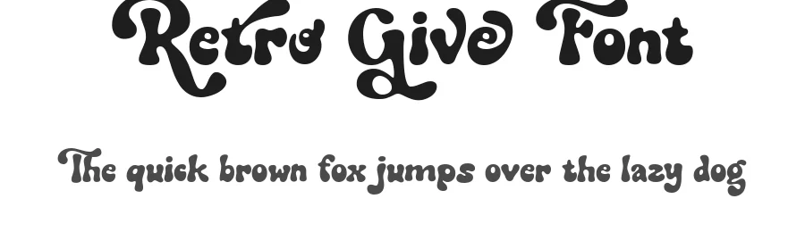 Retro Give Font by Prioritype Co — Display Font