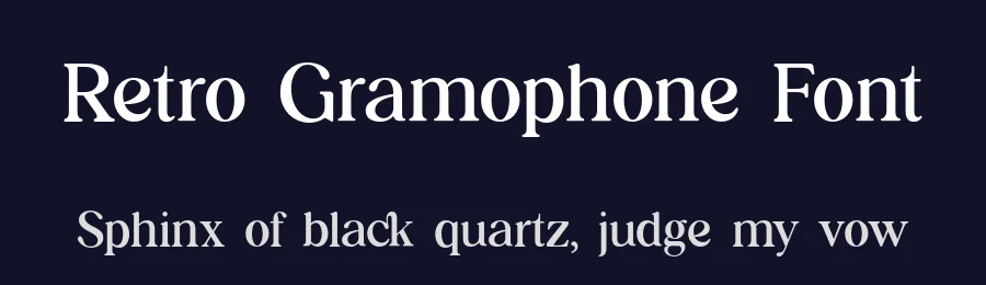 Retro Gramophone Font by UICreative — Serif Font — thumbnail 2